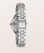 Load image into Gallery viewer, Ladies Stainless Steel Sutton Bulova Watch with a Light Blue Burst Pattern Dial
