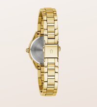 Load image into Gallery viewer, Yellow Tone Stainless Steel Sutton Quart Bulova Watch
