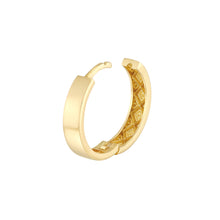 Load image into Gallery viewer, 14k Yellow Gold Round Hoop Earrings
