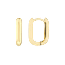 Load image into Gallery viewer, 14k Yellow Gold Polished Hoop Earrings
