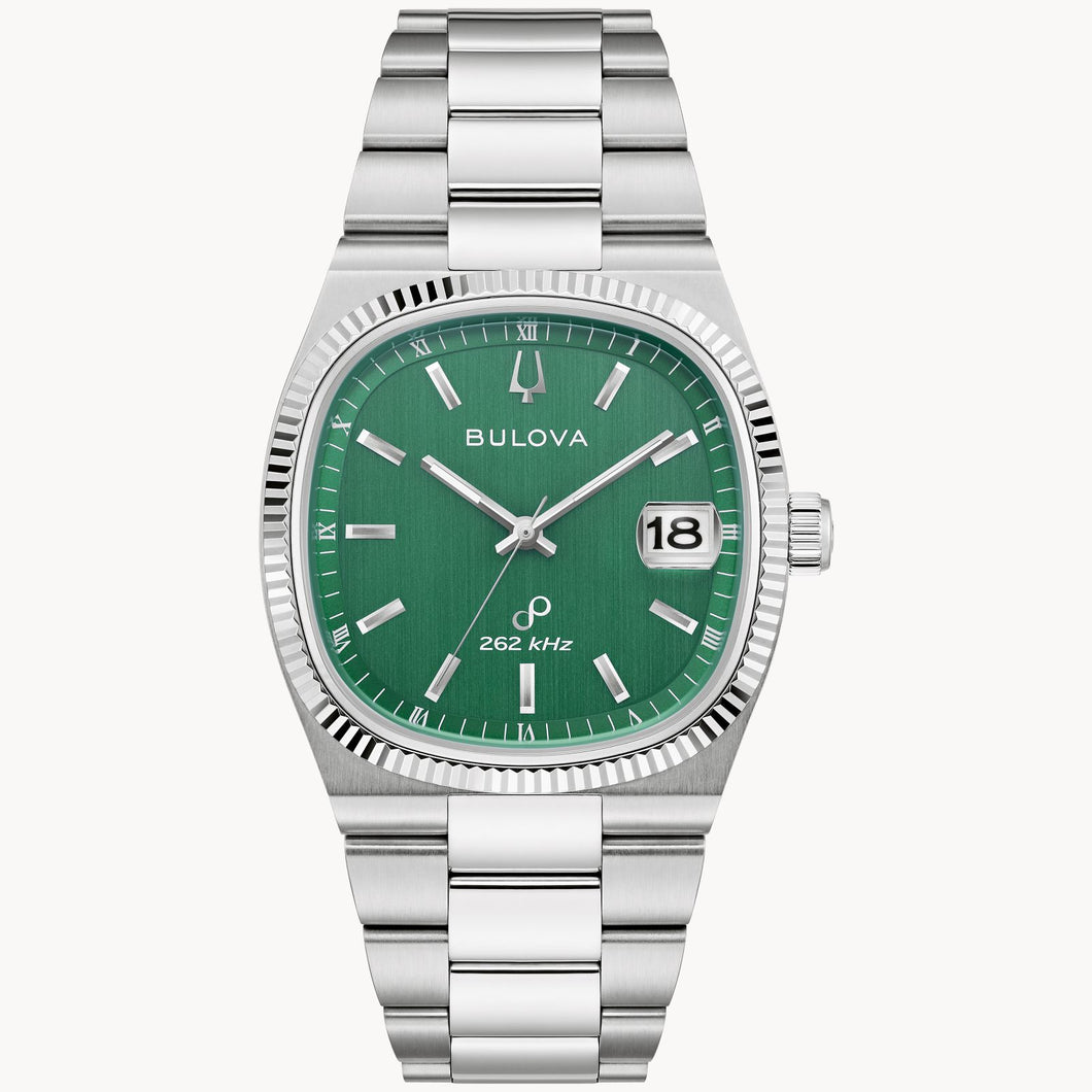 One Stainless Steel Super Seville Bulova Watch.