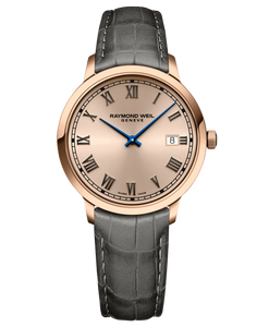 One Gents Rose Gold Tone Stainless Steel 39mm Raymond Weil "Toccata" Quartz Watch