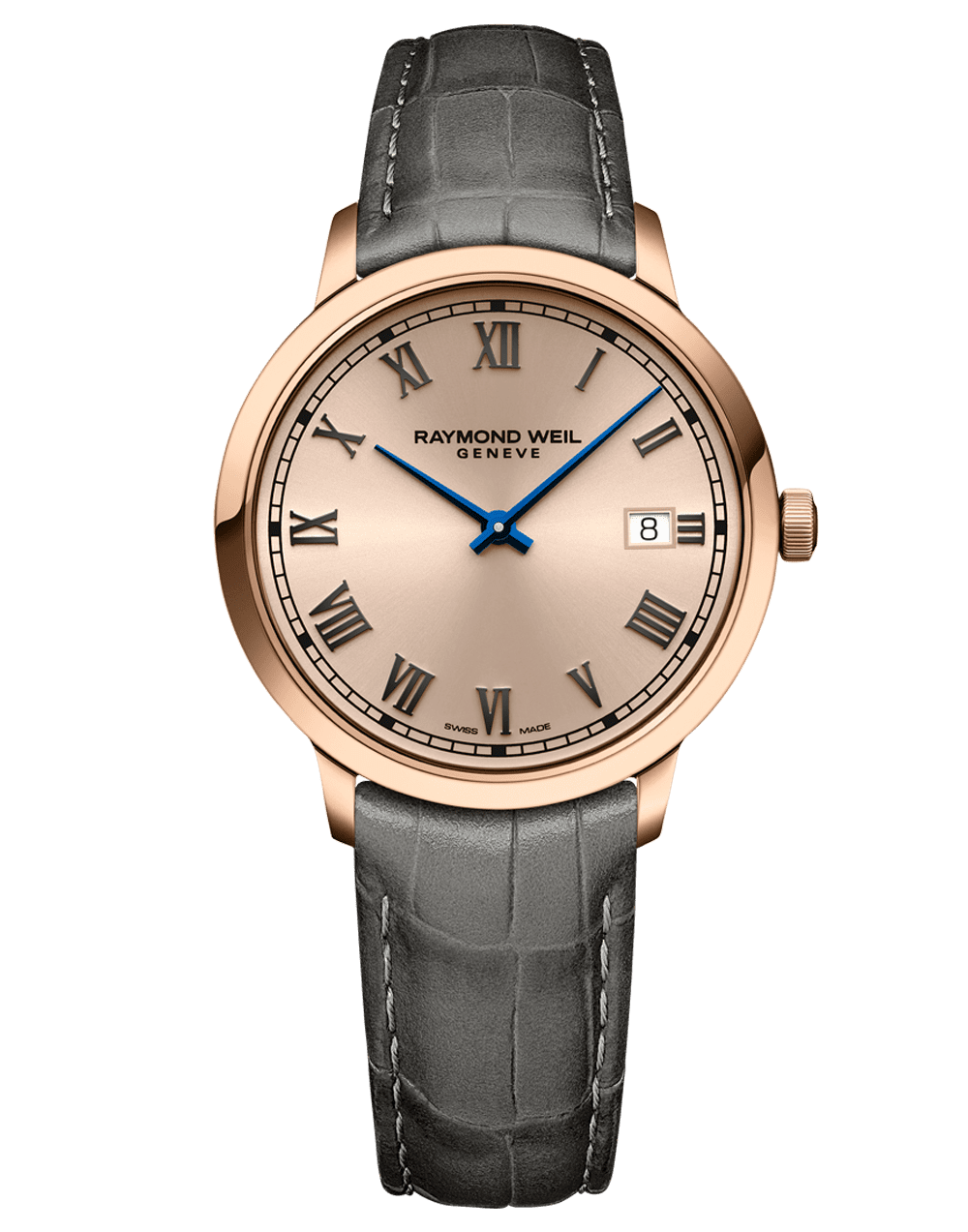 One Gents Rose Gold Tone Stainless Steel 39mm Raymond Weil 