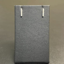 Load image into Gallery viewer, 14k White Gold Diamond Bar Earrings
