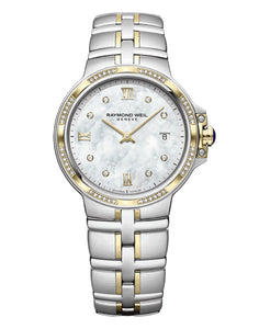 Ladies Stainless Steel Two-Tone Raymond Weil Parsifal Quartz Watch (30mm)