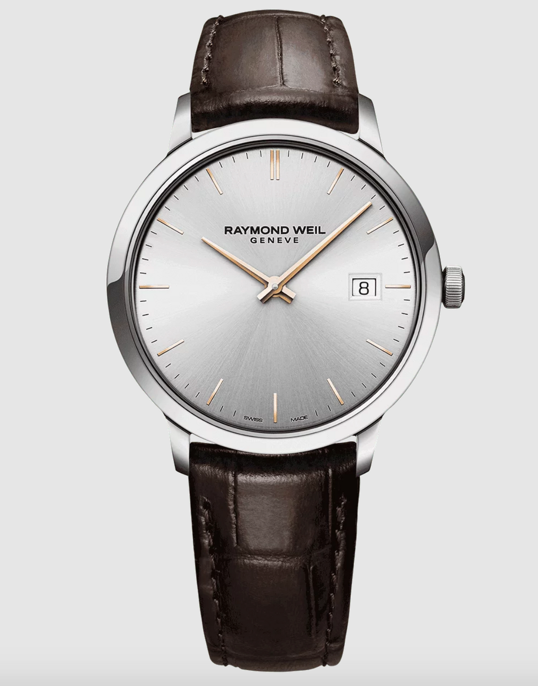 Stainless Steel Raymond Weil Toccata Quartz Watch (39 mm)