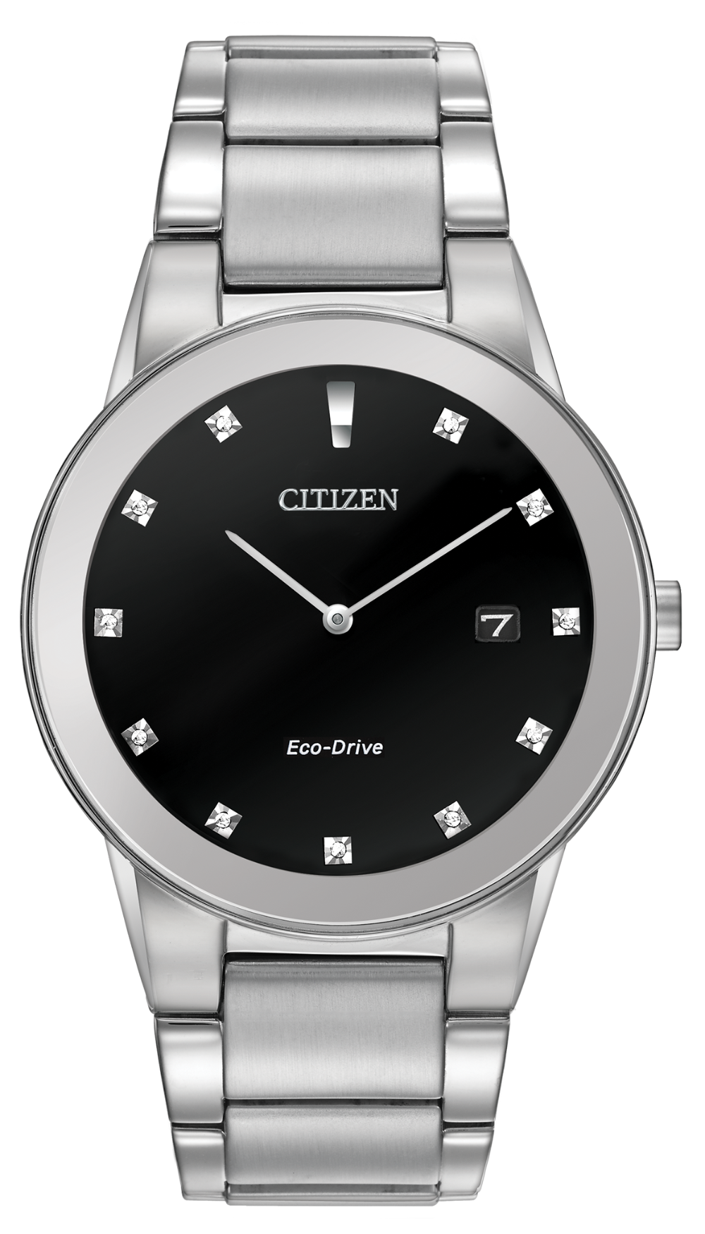 Gents Stainless Steel Citizen Eco-Drive Axiom Watch