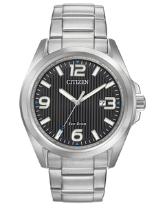 Stainless Steel Citizen Eco-Drive Sport Watch (43 mm)