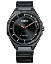 Load image into Gallery viewer, Black Stainless Steel Citizen Eco-Drive Watch (41 mm)

