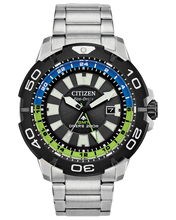 Load image into Gallery viewer, Stainless Steel Citizen Eco-Drive Promaster GMT Watch (44 mm)
