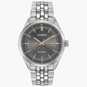 Stainless Steel Citizen Eco-Drive Dress Watch