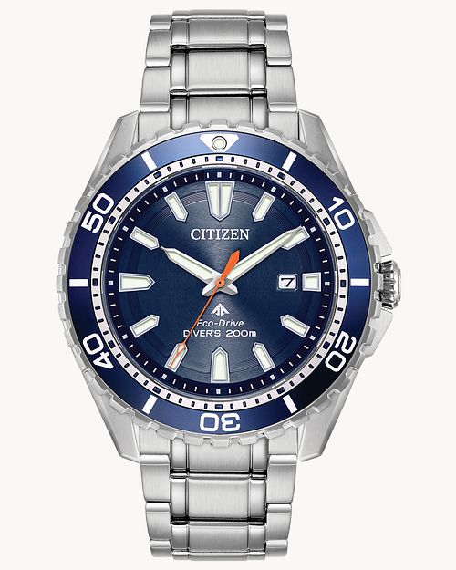 Stainless Steel Citizen Eco-Drive Promaster Divers Watch