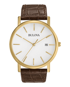 Yellow Tone Bulova Watch