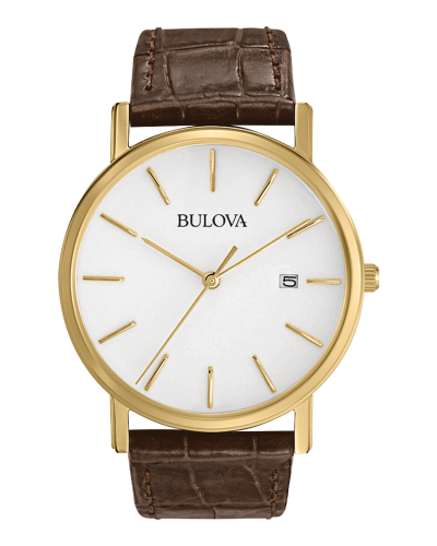 Yellow Tone Bulova Watch