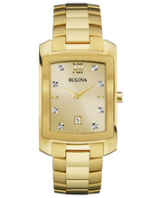 Load image into Gallery viewer, Gold Tone Stainless Steel Bulova Watch
