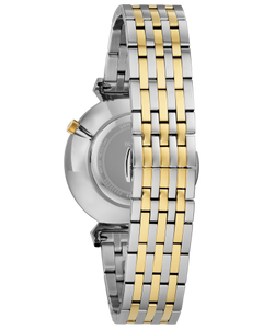 Two Tone Stainless Steel Bulova Watch