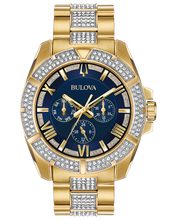 Load image into Gallery viewer, Stainless Steel Gold Tone Bulova Chronograph Watch
