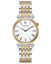 Load image into Gallery viewer, Ladies Two Tone Stainless Steel Bulova Watch
