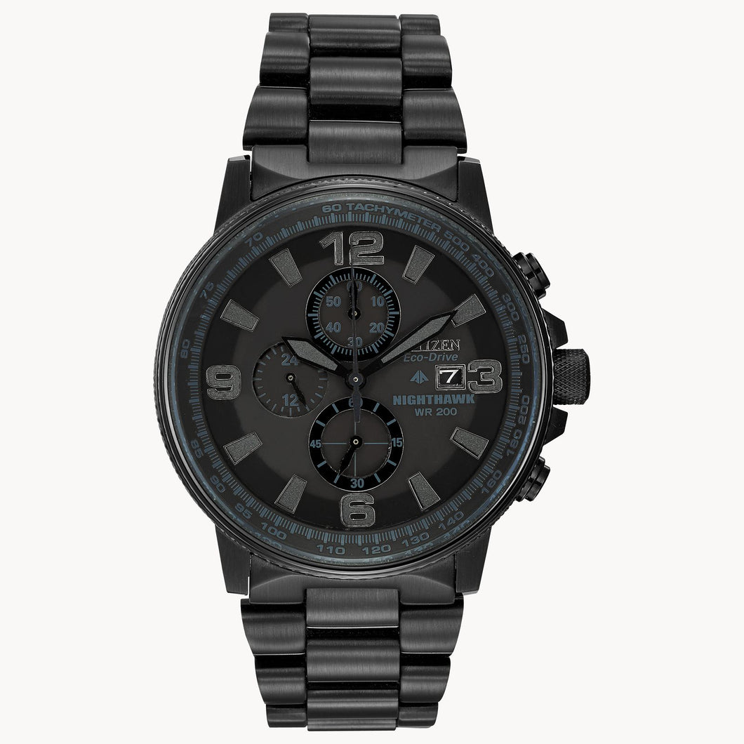 Stainless Steel Black Tone Citizen Eco-Drive 