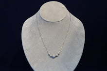 Load image into Gallery viewer, Sterling Silver Rhodium Plated 18&quot; Sparkle Center Bead Necklace
