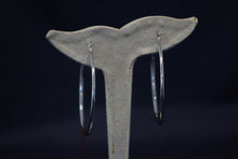 Load image into Gallery viewer, Sterling Silver Round Tube Hoop Earrings
