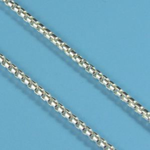 Dobbs Ladies Sterling Silver Rhodium Plated Box Chain (2.5mm)
