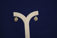 Load image into Gallery viewer, 18k Yellow Gold, Diamond Earrings
