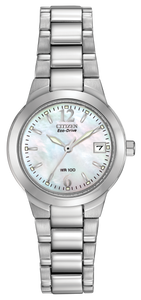 Stainless Steel Citizen Eco-Drive Silhouette Watch