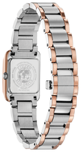 Load image into Gallery viewer, Ladies Stainless Steel Rose and White Tone Citizen Eco-Drive Watch
