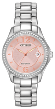 Load image into Gallery viewer, Ladies Stainless Steel Citizen Eco-Drive Watch
