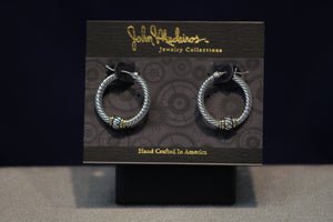 John Medeiros Antiqua Collection Hoop Earrings