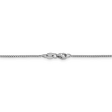 Load image into Gallery viewer, 14k White Gold 0.95mm 16&quot; Diamond Cut Open Franco Chain
