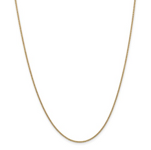 Load image into Gallery viewer, Ladies 14k Yellow Gold 1.4mm Round Cable Chain (18 Inches)
