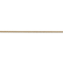 Load image into Gallery viewer, Ladies 14k Yellow Gold 1.4mm Round Cable Chain (18 Inches)
