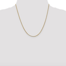 Load image into Gallery viewer, 14k Yellow Gold 1.1mm 20&quot; Franco Chain

