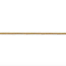 Load image into Gallery viewer, 14k Yellow Gold 1.1mm 24&quot; Franco Chain
