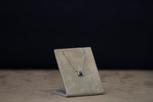 Load image into Gallery viewer, 14k White Gold Blue Ombre and Diamond Pendant
