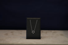 Load image into Gallery viewer, 14k White Gold Diamond Cloverlike Pendant
