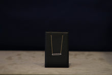 Load image into Gallery viewer, 14k White Gold Diamond Rectangle Pendant
