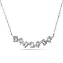 Load image into Gallery viewer, 14k White Gold Diamond Necklace
