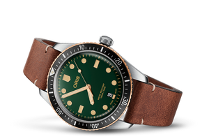 Oris Stainless Steel and Bronze Divers Sixty-Five Watch (40 mm)