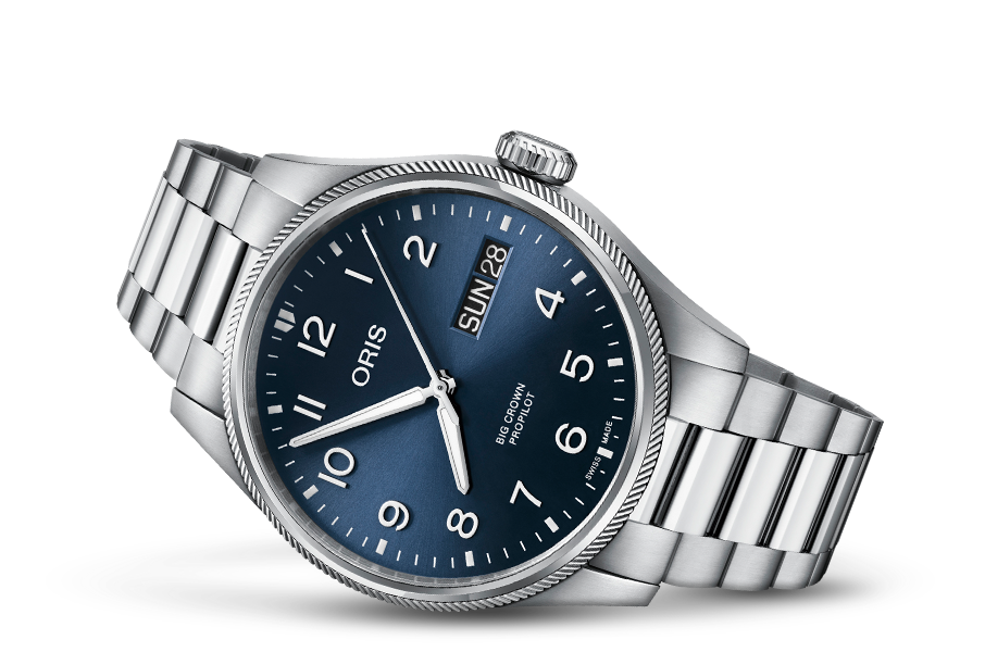 Oris Stainless Steel Big Crown Pro Pilot Day Date Watch (44 mm)