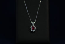 Load image into Gallery viewer, Platinum Ruby and Diamond Pendant
