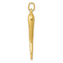 Load image into Gallery viewer, 14k Yellow Gold Italian Horn
