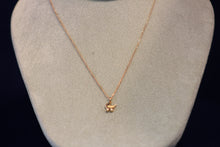 Load image into Gallery viewer, 14k Rose Gold Baby Carriage Pendant with Diamonds in Wheels

