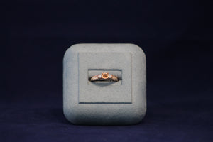 14k Rose Gold Diamond Fancy Engagement Ring Remount