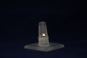 14k Rose Gold Diamond Engagement Ring