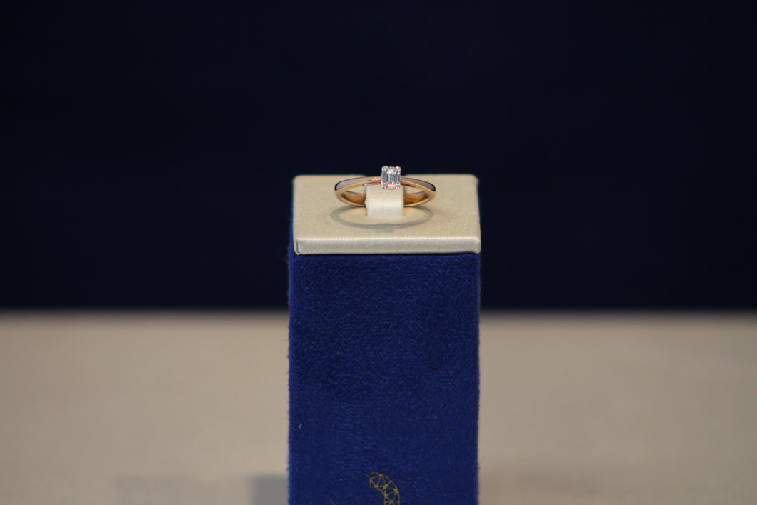 14k Rose Gold Diamond Cluster Ring