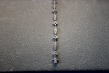 Load image into Gallery viewer, 14k White Gold Diamond Antique Style Tennis Bracelet
