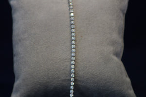 14k White Gold Prong Set Diamond Tennis Bracelet